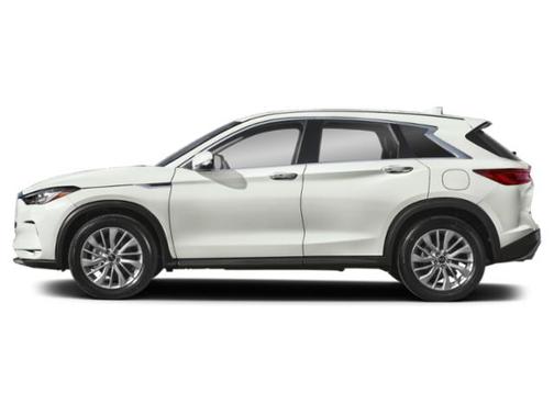 Radiant White 2025 INFINITI QX50 Luxe AWD