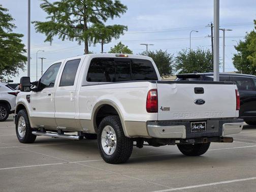 White Platinum Metallic Tri-Coat 2010 Ford F-250 Lariat