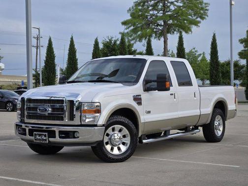 White Platinum Metallic Tri-Coat 2010 Ford F-250 Lariat
