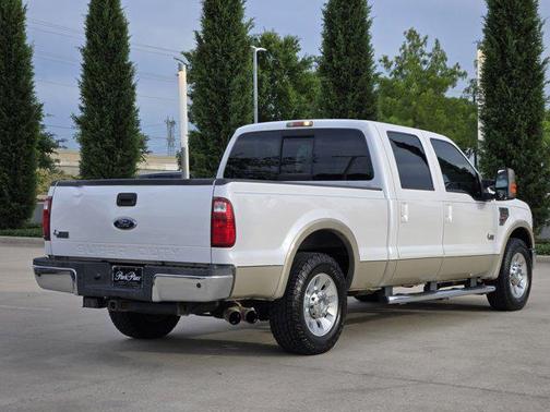 White Platinum Metallic Tri-Coat 2010 Ford F-250 Lariat