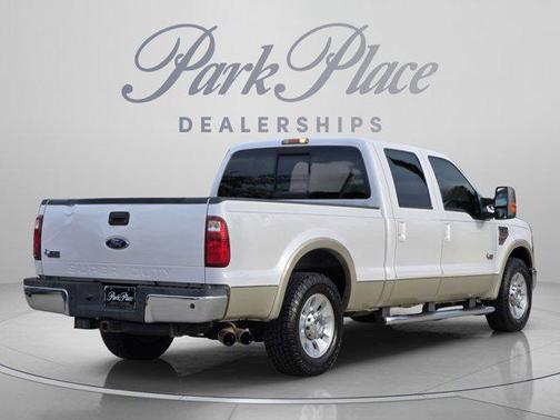 White Platinum Metallic Tri-Coat 2010 Ford F-250 Lariat