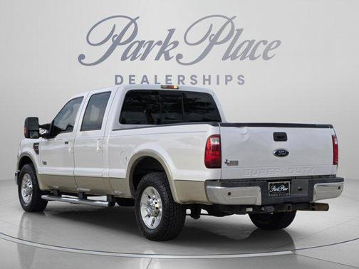 White Platinum Metallic Tri-Coat 2010 Ford F-250 Lariat
