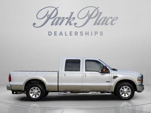 White Platinum Metallic Tri-Coat 2010 Ford F-250 Lariat