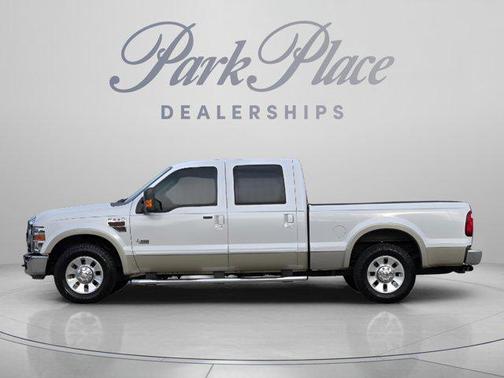 White Platinum Metallic Tri-Coat 2010 Ford F-250 Lariat