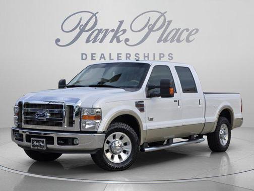 White Platinum Metallic Tri-Coat 2010 Ford F-250 Lariat