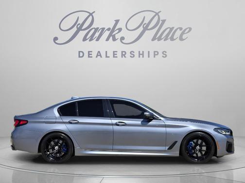 Bluestone Metallic 2022 BMW M550 i Xdrive