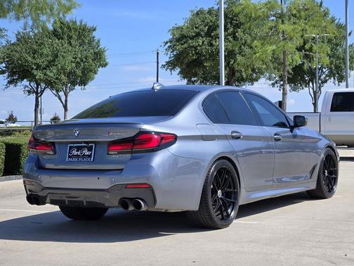 Bluestone Metallic 2022 BMW M550 i Xdrive