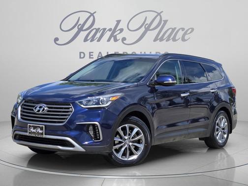 Storm Blue 2017 Hyundai SANTA FE Limited
