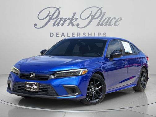 Aegean Blue Metallic 2022 Honda Civic Sport