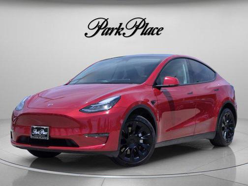 Red Multi-Coat 2023 Tesla Model Y Long Range Dual Motor All-Wheel Drive