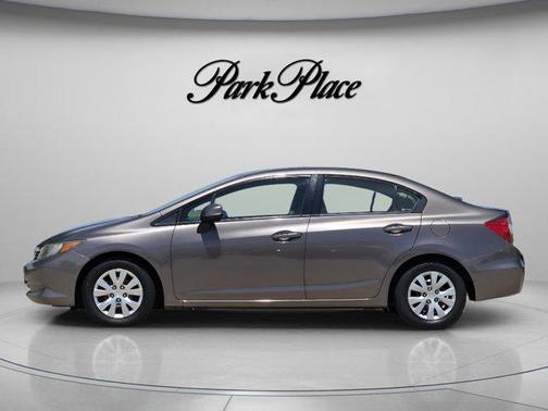 Gray 2012 Honda Civic LX