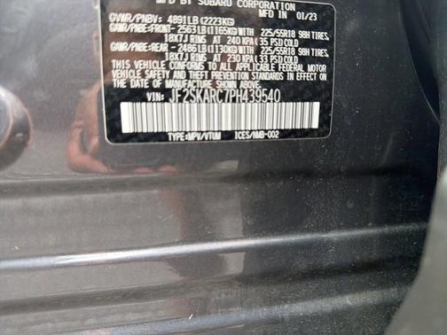 Gray 2023 Subaru Forester Touring