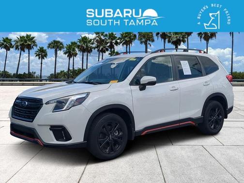 White 2023 Subaru Forester Sport