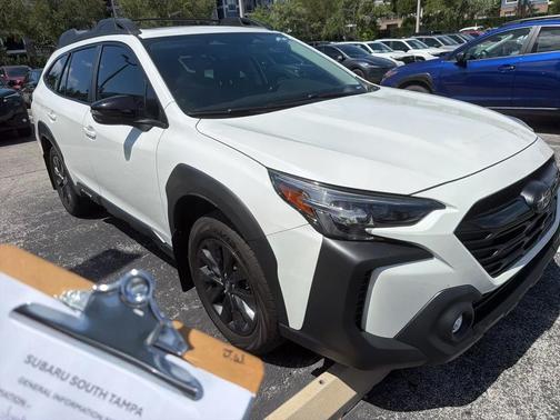 White 2025 Subaru Outback Onyx Edition XT