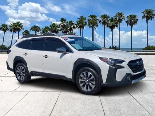 White 2025 Subaru Outback Touring