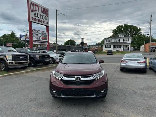 Burgundy 2017 Honda CR-V EX-L