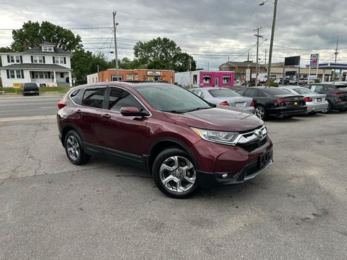 Burgundy 2017 Honda CR-V EX-L