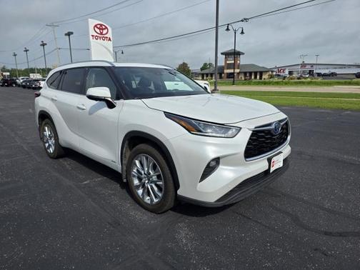 Wind Chill Pearl 2023 Toyota Highlander Hybrid Limited