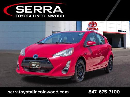 Absolutely Red 2016 Toyota Prius c Three