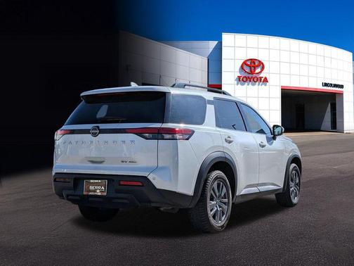 Pearl White Tricoat 2023 Nissan Pathfinder SV 4WD