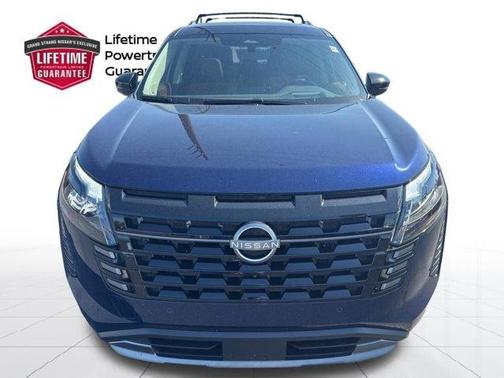 Deep Ocean Blue 2026 Nissan Pathfinder Platinum