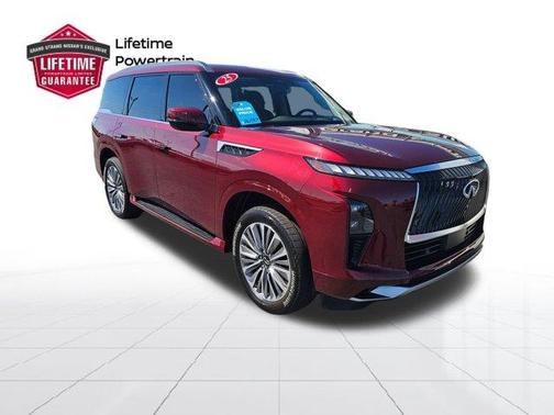 Coulis Red 2025 INFINITI QX80 SENSORY