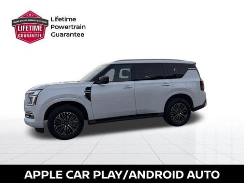 Aspen White Tricoat 2025 Nissan Armada Platinum