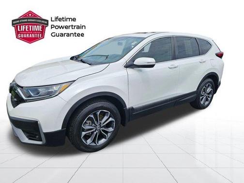 Platinum White Pearl 2022 Honda CR-V EX