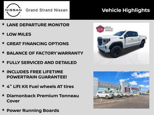 Summit White 2023 GMC Sierra 1500 AT4