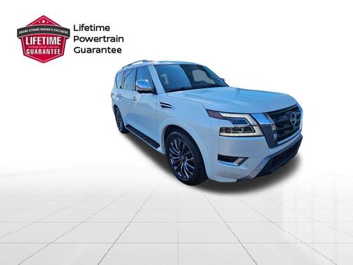 Aspen White 2023 Nissan Armada Platinum