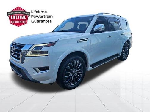 Aspen White 2023 Nissan Armada Platinum