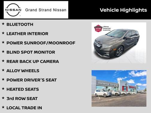 Pacific Pewter Metallic 2019 Honda Odyssey Elite