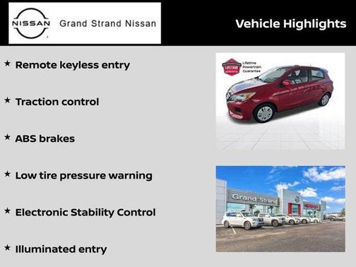 Infrared Metallic 2023 Mitsubishi Mirage ES