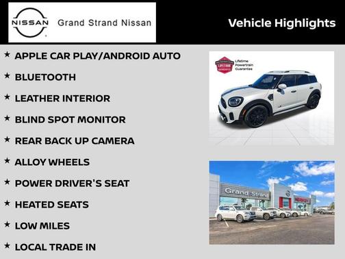 White Metallic 2024 MINI Countryman Cooper S ALL4