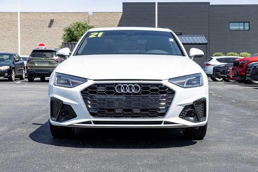 Ibis White 2021 Audi A4 45 S line quattro Premium