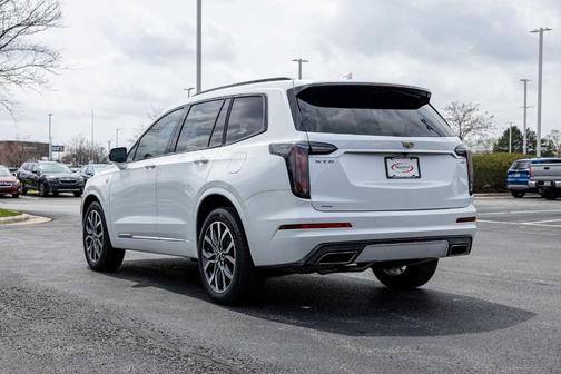 Crystal White Tri-Coat 2024 Cadillac XT6 Sport AWD