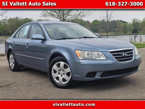 Blue 2009 Hyundai SONATA GLS