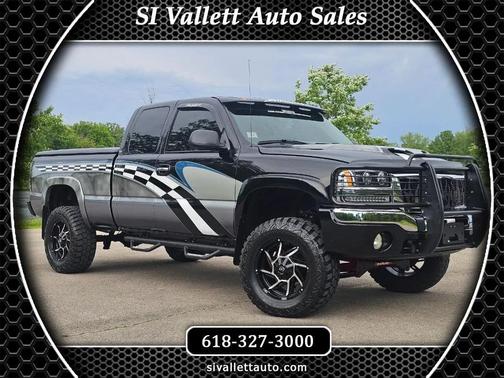 Black 2003 GMC Sierra 1500 SLT Extended Cab