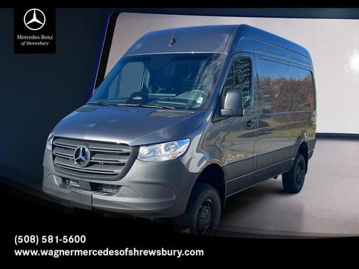 Gray Metallic 2026 Mercedes-Benz Sprinter 2500 Standard Roof