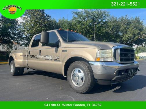 TAN 2002 Ford F-350 Long Bed