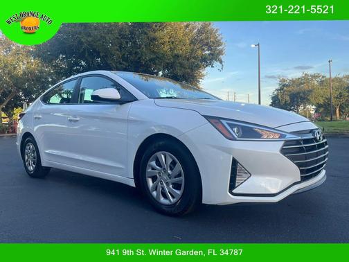 Quartz White Pearl 2019 Hyundai ELANTRA SE