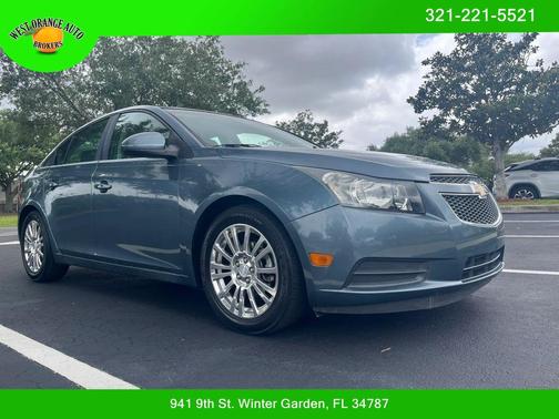 Blue 2012 Chevrolet Cruze ECO