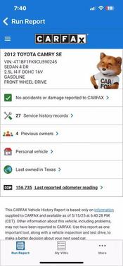 2012 Toyota Camry SE