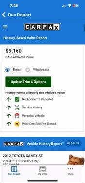 2012 Toyota Camry SE
