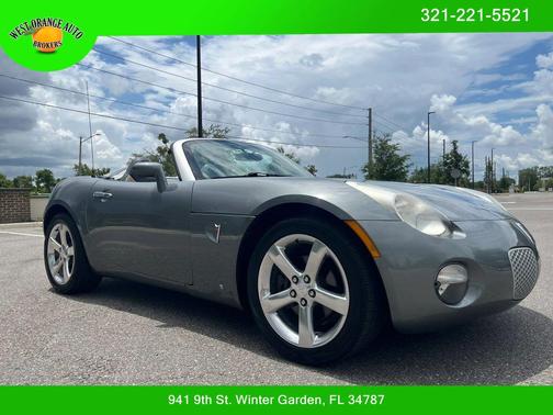 Gray 2006 Pontiac Solstice Convertible 2D