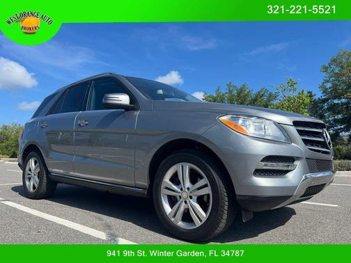 Steel Gray Metallic 2013 Mercedes-Benz M-Class 4MATIC