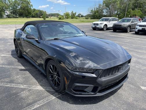 Shadow Black 2025 Ford Mustang EcoBoost Premium