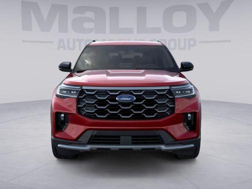 Rapid Red Metallic Tinted Clearcoat 2026 Ford Explorer Platinum