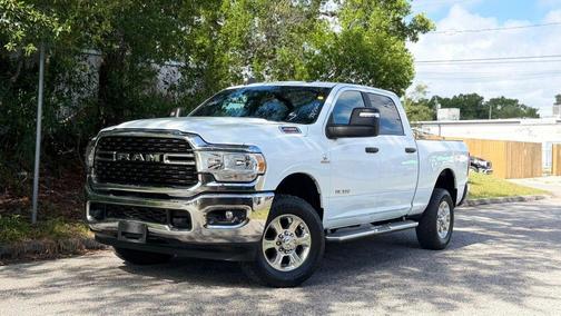 Bright White Clearcoat 2023 RAM 2500 Big Horn Crew Cab 4x4 6'4' Box