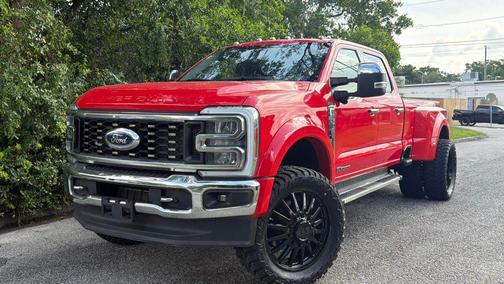 Red 2023 Ford F-450 Lariat